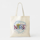 Tote Bag Infirmière inscrite Motto (Dos)