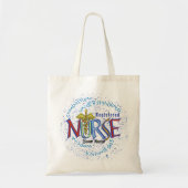 Tote Bag Infirmière inscrite Motto (Devant)
