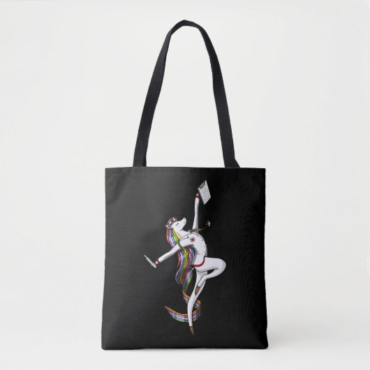 Tote Bag Infirmière Licorne (Devant)