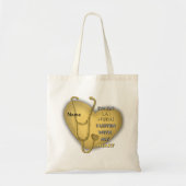Tote Bag Infirmière LPN du coeur jaune (Devant)