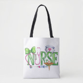 Tote Bag Infirmière, Médicale (Devant)