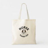 Tote Bag Infirmière Merci Infirmière (Dos)