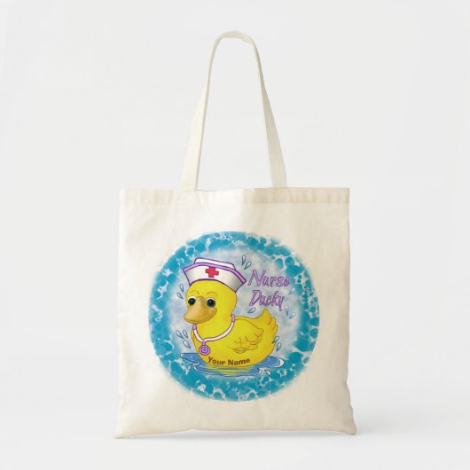 Tote Bag Infirmière mignonne (Devant)