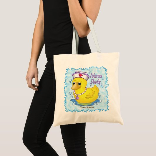 Tote Bag Infirmière mignonne (Devant (produit))