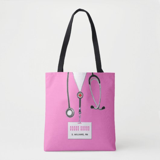 Tote Bag Infirmière personnalisée (Devant)