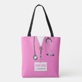 Tote Bag Infirmière personnalisée (Dos)