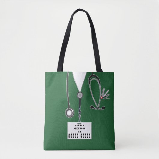 Tote Bag Infirmière personnalisée (Devant)