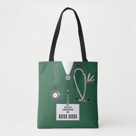 Tote Bag Infirmière personnalisée (Devant)