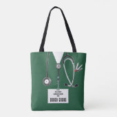 Tote Bag Infirmière personnalisée (Dos)