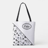 Tote Bag Infirmière personnalisée (Dos)