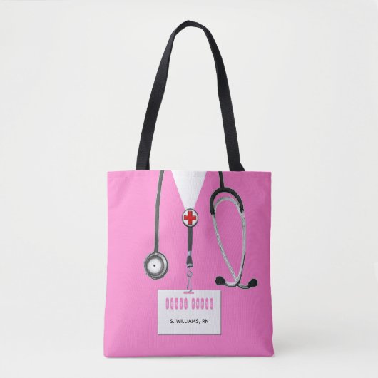 Tote Bag Infirmière personnalisée (Devant)