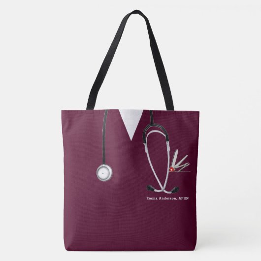 Tote Bag Infirmière personnalisée (Devant)