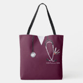 Tote Bag Infirmière personnalisée (Dos)
