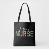 Tote Bag Infirmière personnalisée | Infirmière étudiante  (Devant)