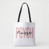 Tote Bag infirmière psychique | Cadeaux pour infirmière en  (Devant)