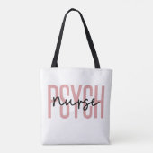 Tote Bag infirmière psychique | Cadeaux pour infirmière en  (Dos)