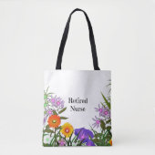 Tote Bag Infirmière retraitée (Devant)