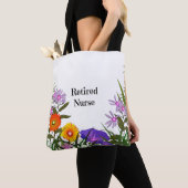 Tote Bag Infirmière retraitée (De près)