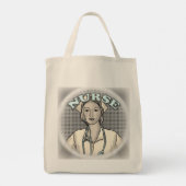 Tote Bag infirmière rétro (Dos)