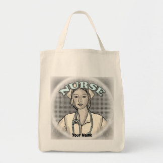 Tote Bag Infirmière rétro 