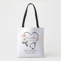 Infirmière soignante Stethoscope Floral Promotion