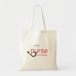 Tote Bag Infirmière Stethoscope Modèle personnalisé