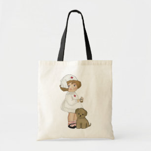 Tote Bag Infirmière vintage avec le T-shirts et les cadeau