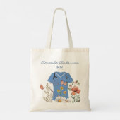Tote Bag Infirmières florales (Dos)
