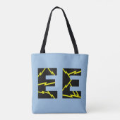 Tote Bag Ingénierie électrique EE facturée (Dos)