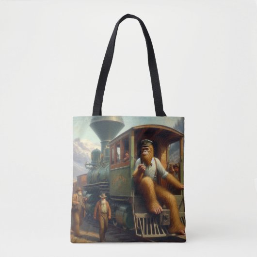 Tote Bag Ingénieur de train Bigfoot (Devant)