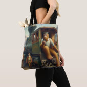 Tote Bag Ingénieur de train Bigfoot (De près)