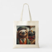 Tote Bag Ingénieur de train Sloth (Dos)