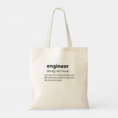 Tote Bag Ingénieur Définition de dictionnaire drôle (Dos)