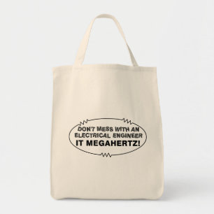 Tote Bag Ingénieur électrique Megahertz Oval