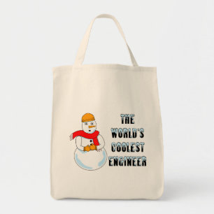 Tote Bag Ingénieur le plus froid Snowman