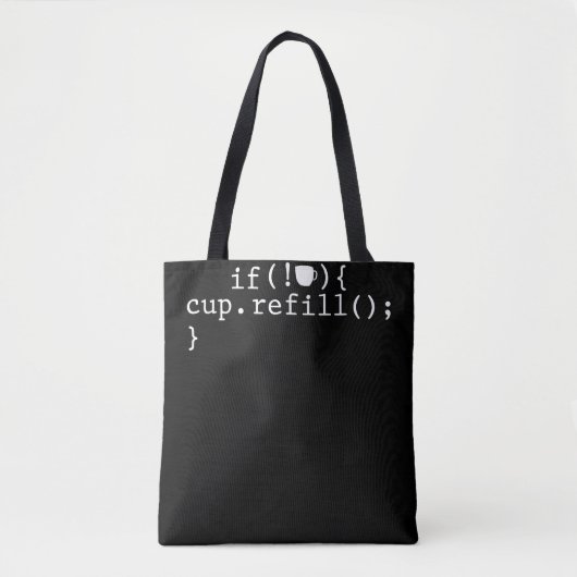 Tote Bag Ingénieur logiciel de codage intelligent de rempli (Devant)
