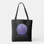 Tote Bag Inhale Exhale Répéter Purple (Dos)