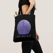 Tote Bag Inhale Exhale Répéter Purple (De près)
