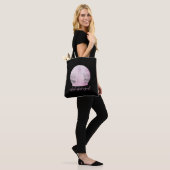 Tote Bag Inhale Exhale Répéter rose (Sur le modèle)
