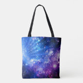 Tote Bag Initiale de galaxie (Dos)