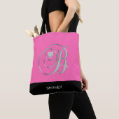 Tote Bag Initiale décorée d'un monogramme B de lettre de (De près)
