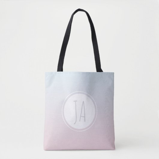 Tote Bag Initiales de monogrammes élégants pour filles Simp (Devant)