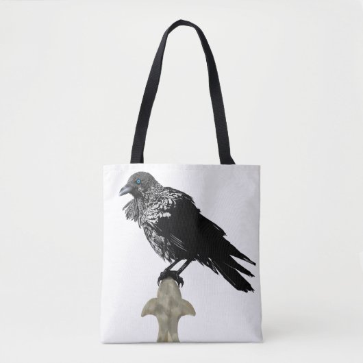 Tote Bag Inked Raven (Devant)