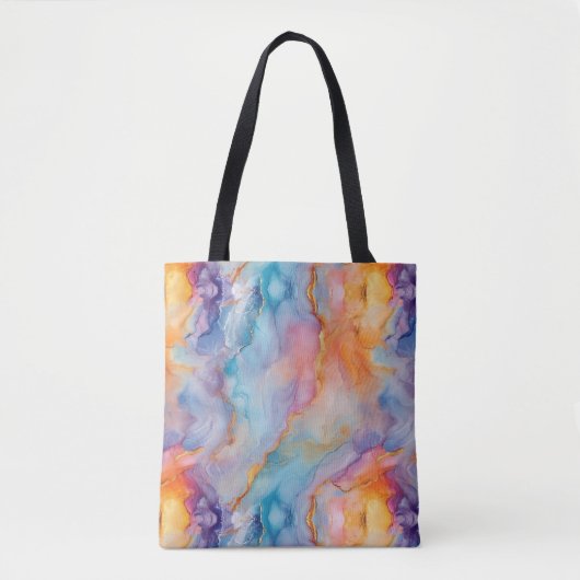 Tote Bag Inkwave moderne (Devant)