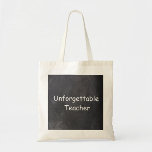 Tote Bag Inoubliable enseignant Chalkboard Design Cadeau