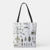 Tote Bag Insectes d'entomologie (Dos)