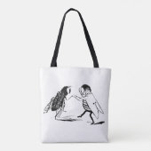 Tote Bag Insectes vintage dansant ; mouche diptère (Dos)
