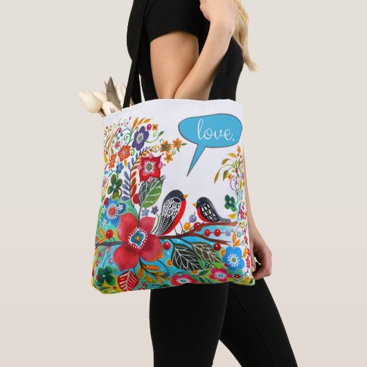 Tote Bag Inséparables Boho (De près)