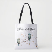Tote Bag Inséparables rustiques de bois Mariage romantique (Devant)