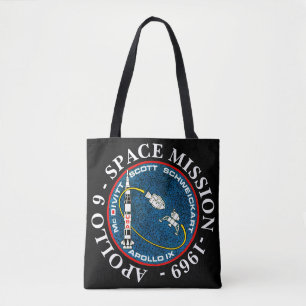 Tote Bag Insigne Apollo 9 Space Mission 1969